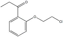 1-[2-(2-CHLOROETHOXY)PHENYL]PROPAN-1-ONE Struktur