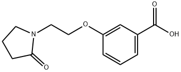 3-[2-(2-OXO-PYRROLIDIN-1-YL)-ETHOXY]-BENZOIC ACID Struktur