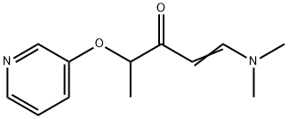 1-(DIMETHYLAMINO)-4-(3-PYRIDINYLOXY)-1-PENTEN-3-ONE Struktur