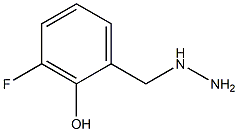 3-FLUORO-2-HYDROXY-BENZYL-HYDRAZINE Struktur