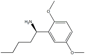 (1R)-1-(2,5-DIMETHOXYPHENYL)PENTYLAMINE Struktur