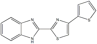 2-(2-BENZIMIDAZOLYL)-4-(2-THIENYL)-THIAZOLE Struktur