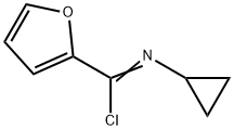 N-CYCLOPROPYLFURAN-2-CARBOXIMIDOYL CHLORIDE Struktur