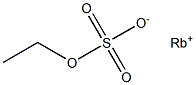 RUBIDIUM ETHYLSULFATE Struktur