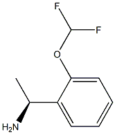 (1S)-1-[2-(DIFLUOROMETHOXY)PHENYL]ETHYLAMINE Struktur