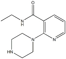 N-ETHYL-2-PIPERAZIN-1-YL-NICOTINAMIDE Struktur