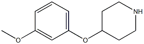 4-(3-METHOXYPHENOXY)PIPERIDINE Struktur