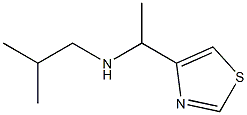 ISOBUTYL-(1-THIAZOL-4-YL-ETHYL)-AMINE Struktur