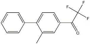 3'-METHYL-4'-PHENYL-2,2,2-TRIFLUOROACETOPHENONE Struktur