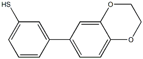 3-[3,4-(ETHYLENEDIOXY)PHENYL]THIOPHENOL Struktur