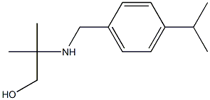 2-((4-ISOPROPYLBENZYL)AMINO)-2-METHYLPROPAN-1-OL Struktur