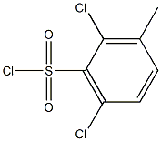 2,6-DICHLORO-3-METHYLBENZENESULFONYL CHLORIDE Struktur