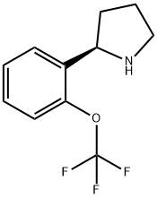 [2-((2R)PYRROLIDIN-2-YL)PHENOXY]TRIFLUOROMETHANE Struktur