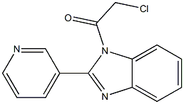 1-(CHLOROACETYL)-2-PYRIDIN-3-YL-1H-BENZIMIDAZOLE Struktur