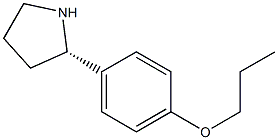 1-((2S)PYRROLIDIN-2-YL)-4-PROPOXYBENZENE Struktur