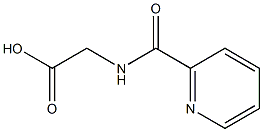 [(PYRIDIN-2-YLCARBONYL)AMINO]ACETIC ACID Struktur