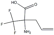 2-AMINO-2-(TRIFLUOROMETHYL)PENT-4-ENOIC ACID Struktur