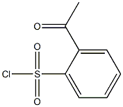 2-ACETYLBENZENESULFONYL CHLORIDE Struktur