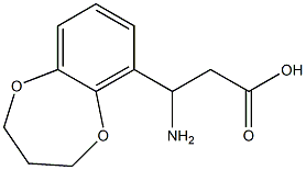 3-AMINO-3-(3,4-DIHYDRO-2H-BENZO[B][1,4]DIOXEPIN-6-YL)-PROPIONIC ACID Struktur