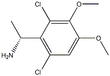 (1R)-1-(2,6-DICHLORO-3,4-DIMETHOXYPHENYL)ETHYLAMINE Struktur