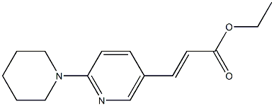 3-(3,4,5,6-TETRAHYDRO-2H-[1,2']BIPYRIDINYL-5'-YL)-ACRYLIC ACID ETHYL ESTER Struktur