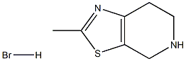 2-METHYL-4,5,6,7-TETRAHYDRO-THIAZOLO[5,4-C]PYRIDINE HYDROBROMIDE Struktur