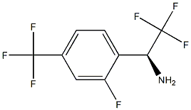(1S)-2,2,2-TRIFLUORO-1-[2-FLUORO-4-(TRIFLUOROMETHYL)PHENYL]ETHYLAMINE Struktur