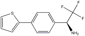 (1S)-2,2,2-TRIFLUORO-1-(4-(2-THIENYL)PHENYL)ETHYLAMINE Struktur