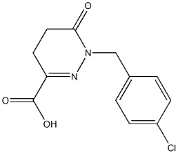 1-(4-CHLOROBENZYL)-6-OXO-1,4,5,6-TETRAHYDROPYRIDAZINE-3-CARBOXYLIC ACID Struktur