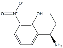 2-((1R)-1-AMINOPROPYL)-6-NITROPHENOL Struktur