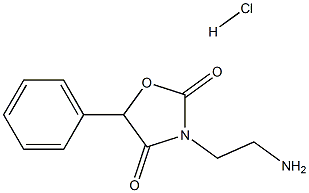 3-(2-AMINO-ETHYL)-5-PHENYL-OXAZOLIDINE-2,4-DIONE HYDROCHLORIDE Struktur