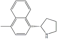 (2S)-2-(4-METHYLNAPHTHYL)PYRROLIDINE Struktur