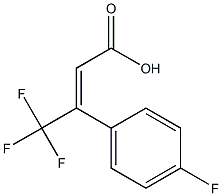 4,4,4-TRIFLUORO-3-(E)-(4-FLUOROPHENYL)CROTONIC ACID Struktur