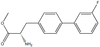 METHYL (2S)-2-AMINO-3-[4-(3-FLUOROPHENYL)PHENYL]PROPANOATE Struktur