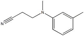 N-METHYL-N-CYANOETHYL-M-TOLUIDINE Struktur