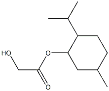 2-ISOPROPYL-5-METHYLCYCLOHEXYL HYDROXYACETATE Struktur