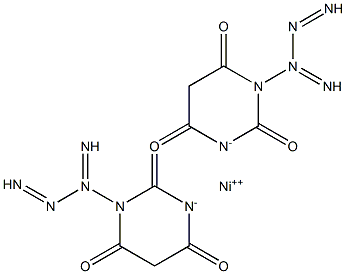 BIS AZO BARBITURIC ACID NICKEL SALT Struktur