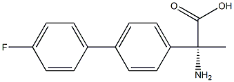 (2R)-2-AMINO-2-[4-(4-FLUOROPHENYL)PHENYL]PROPANOIC ACID Struktur