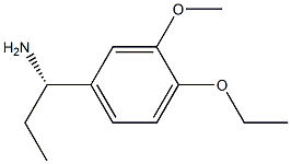 (1S)-1-(4-ETHOXY-3-METHOXYPHENYL)PROPYLAMINE Struktur