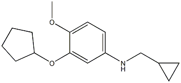 (1S)(3-CYCLOPENTYLOXY-4-METHOXYPHENYL)CYCLOPROPYLMETHYLAMINE Struktur