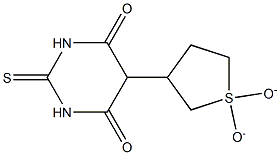 5-(1,1-DIOXIDOTETRAHYDROTHIEN-3-YL)-2-THIOXODIHYDROPYRIMIDINE-4,6(1H,5H)-DIONE Struktur