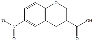 6-NITROCHROMANE-3-CARBOXYLIC ACID Struktur