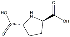 (R,R)-PYRROLIDINE-2,5-DICARBOXYLIC ACID Struktur