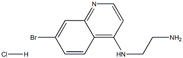 4-(2-AMINOETHYL)AMINO-7-BROMOQUINOLINE HYDROCHLORIDE Struktur