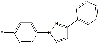 1-(4-FLUOROPHENYL)-3-PHENYL-1H-PYRAZOLE Struktur