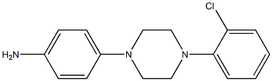 1-(4-AMINOPHENYL)-4-(2-CHLOROPHENYL)PIPERAZINE Struktur