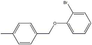 2-BROMOPHENYL-(4-METHYLBENZYL)ETHER Struktur