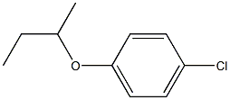 2-(4-CHLOROPHENOXY)BUTANE Struktur