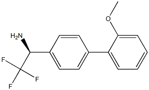 (1S)-2,2,2-TRIFLUORO-1-[4-(2-METHOXYPHENYL)PHENYL]ETHYLAMINE Struktur