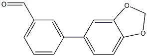 3-[3,4-(METHYLENEDIOXY)PHENYL]BENZALDEHYDE Struktur